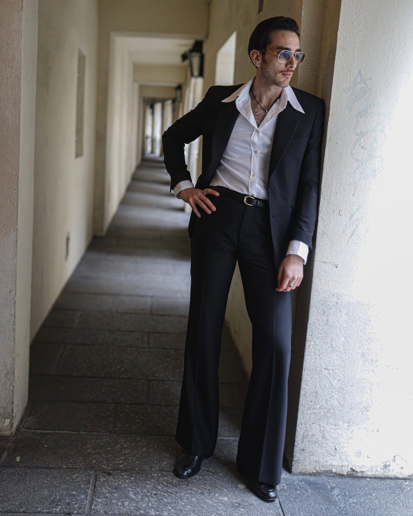 Pantalon Évasé LIOTTA - Noir