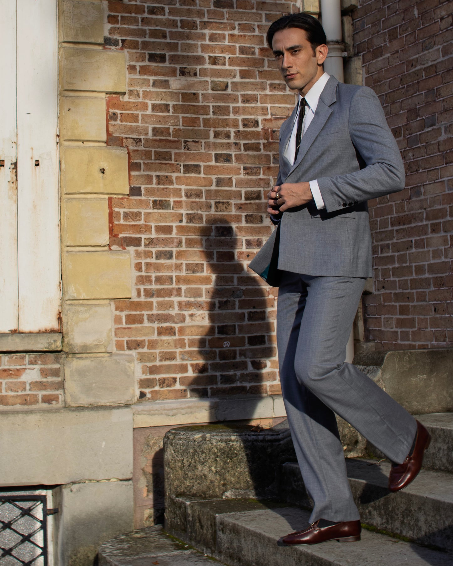 Pantalon tailleur CONWAY - Gris Clair