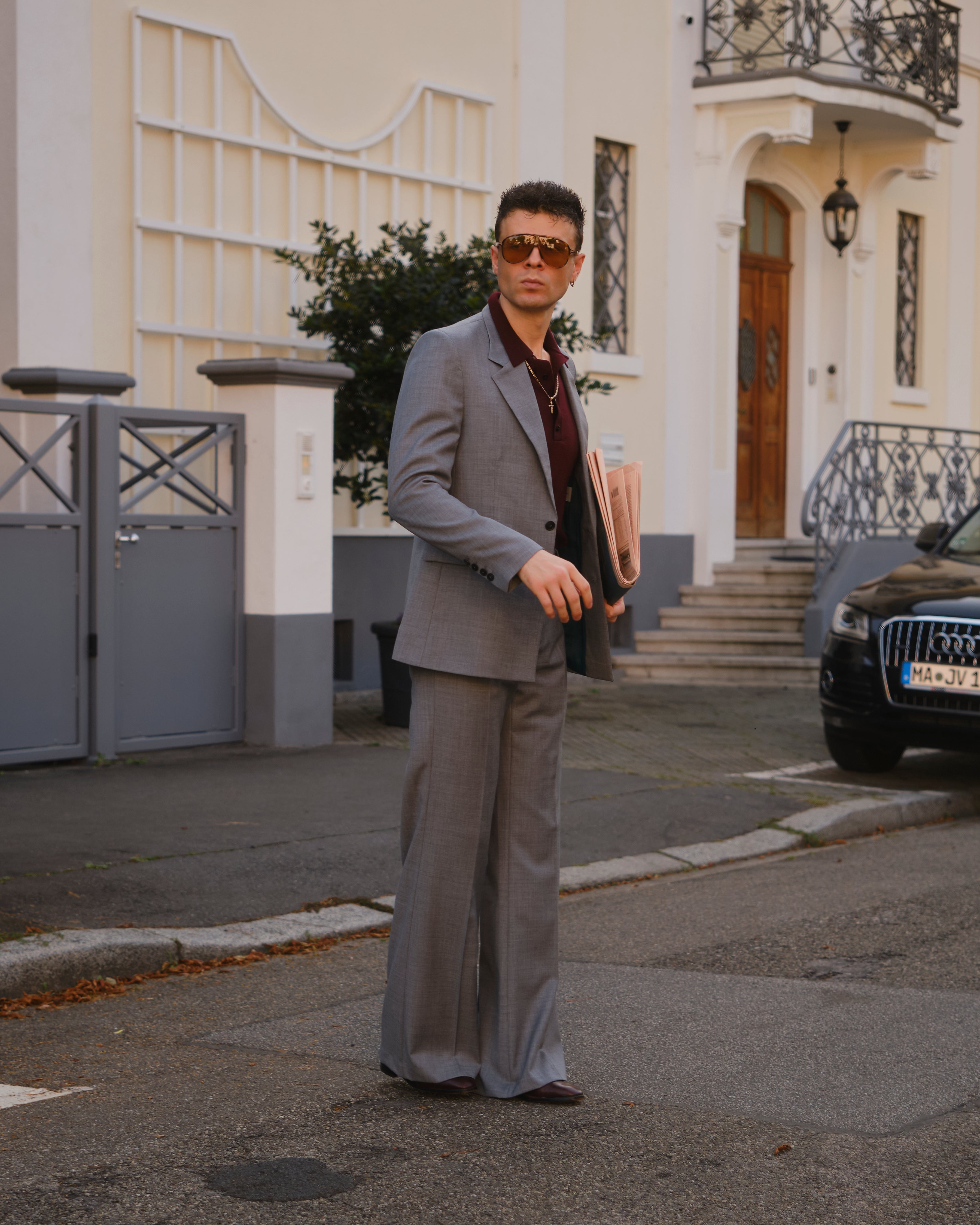 LIOTTA Tailored Jacket Light Gray-thumbmail-3