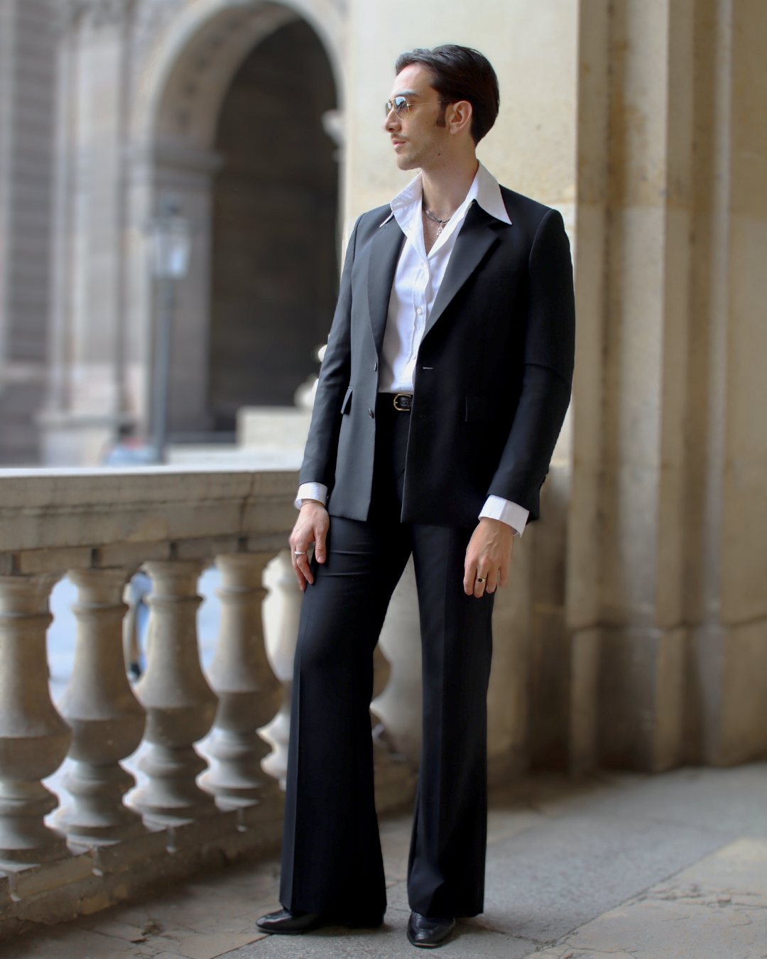 LIOTTA Flared Trousers – Black-thumbmail-5