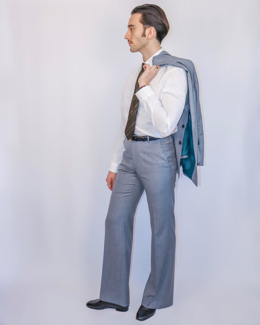 Pantalon Évasé LIOTTA - Gris Clair