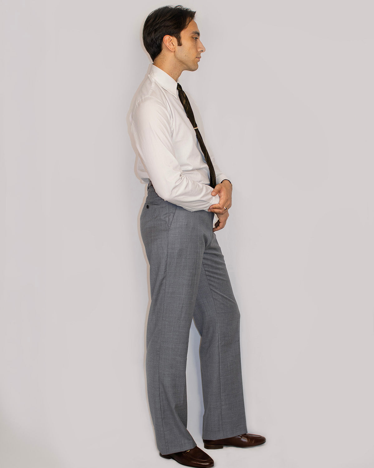Pantalon tailleur CONWAY - Gris Clair