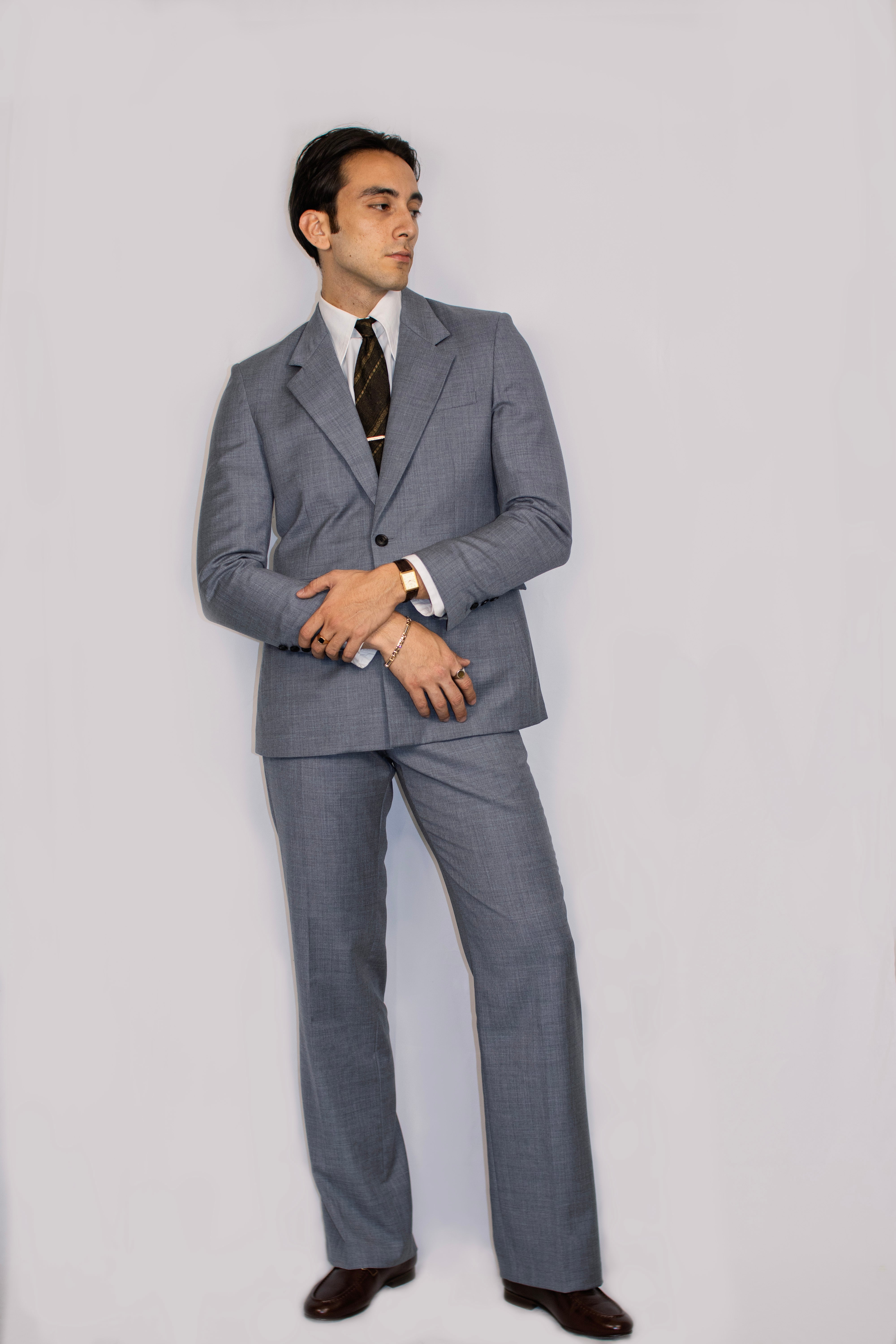 CONWAY Tailored Trousers - Light Grey-thumbmail-4