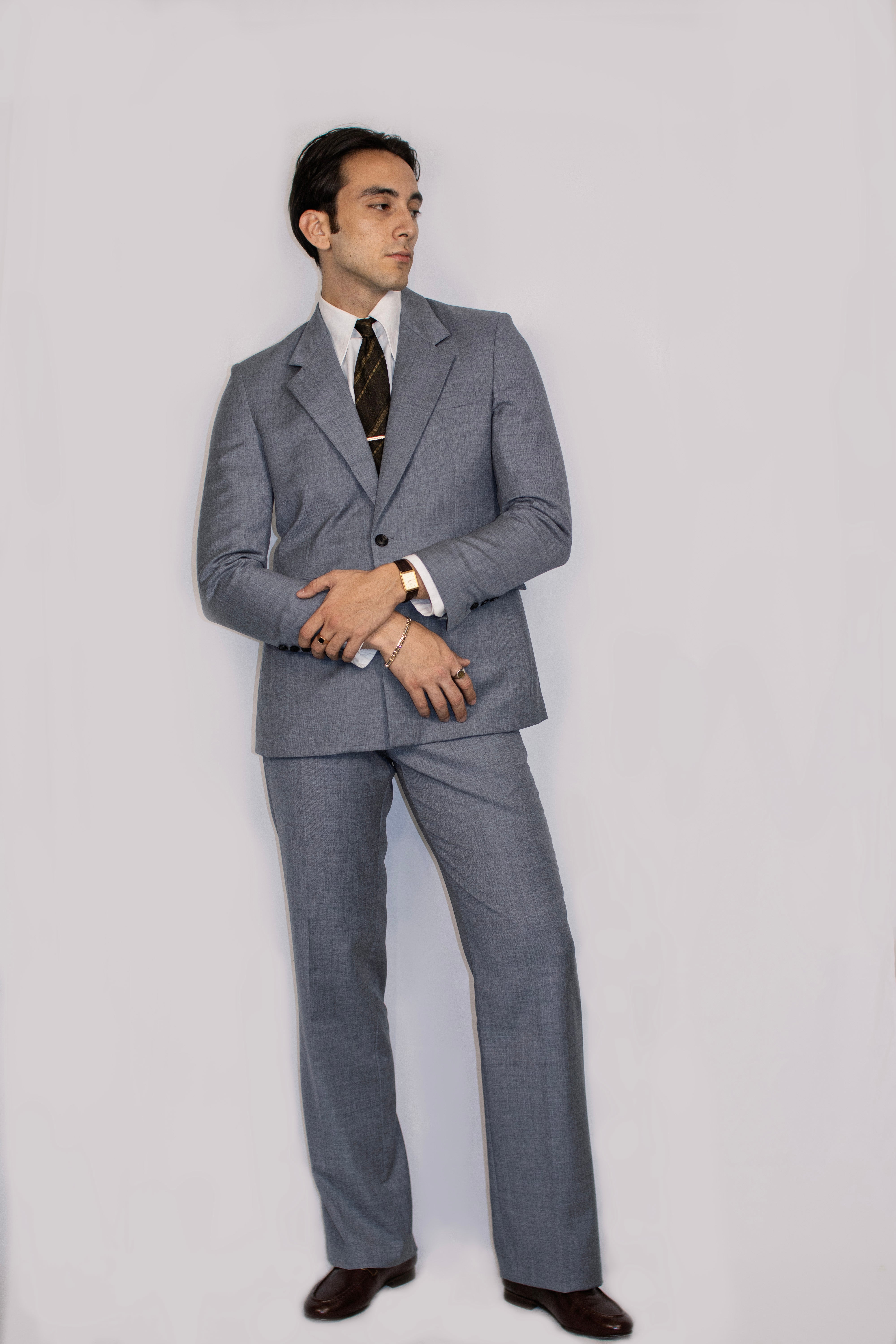 CONWAY Tailored Trousers - Light Grey – Aster