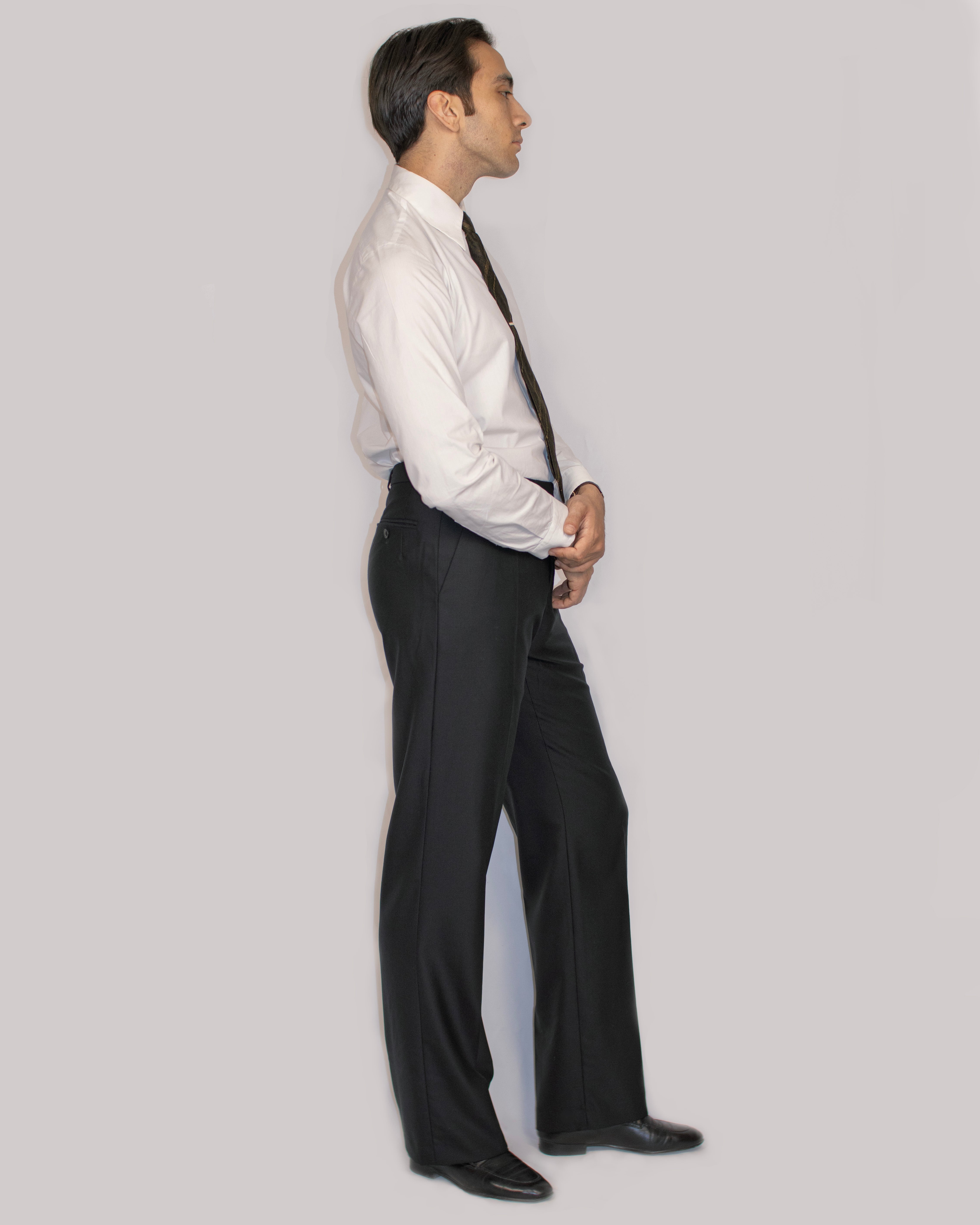 CONWAY Tailored Trousers - Black-thumbmail-3