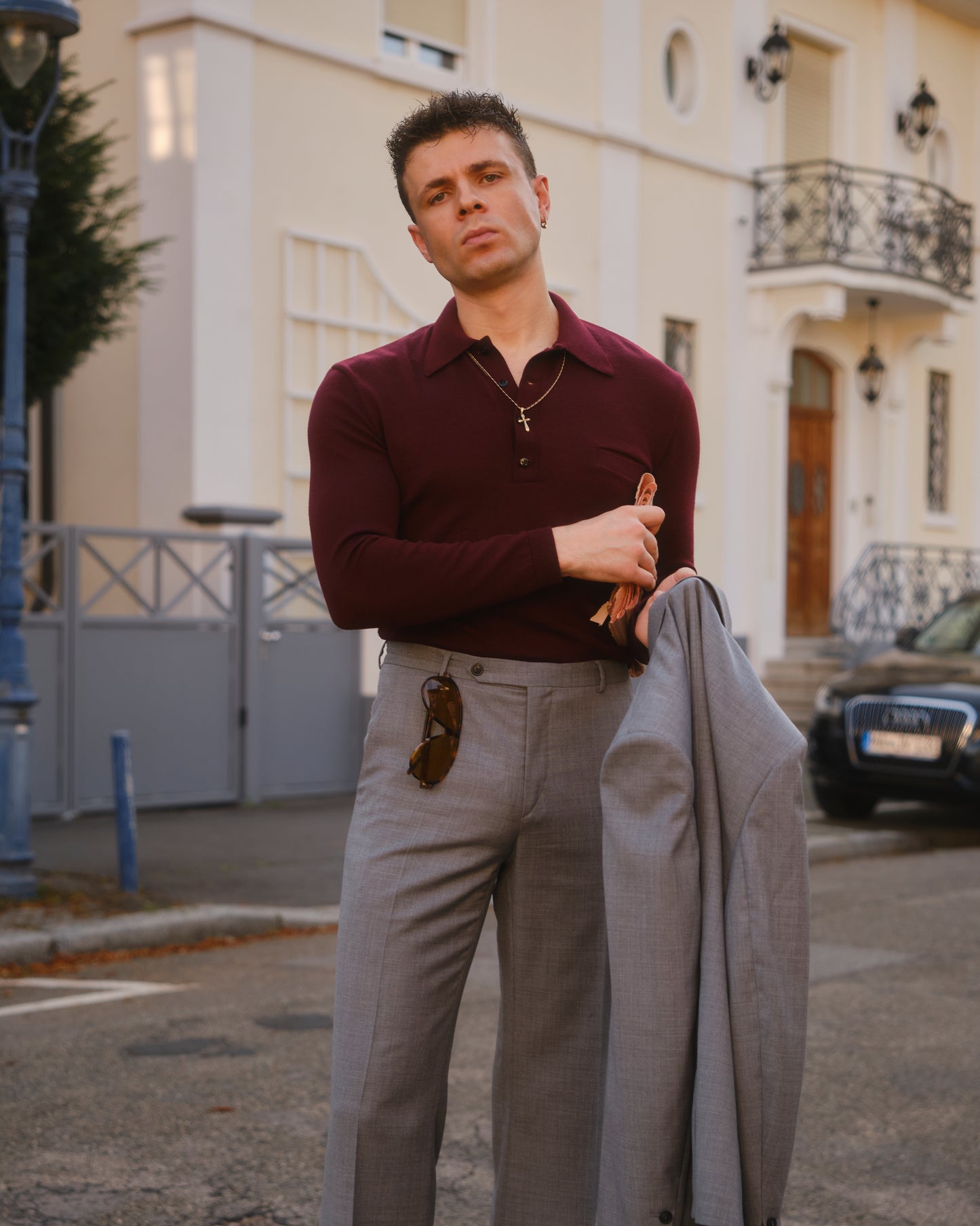 PESCI long-sleeved polo shirt - BREMBO